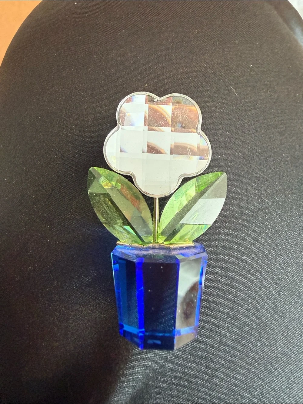 Swarovski Crystal Moments Small Clear Flower #296598 - Retired